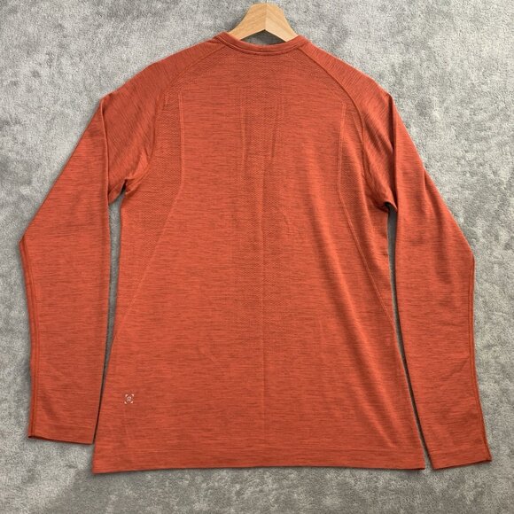 Lululemon Shirt Men Medium Metal Vent Tech LS Henley Performance Athleisure Top - Picture 6 of 7